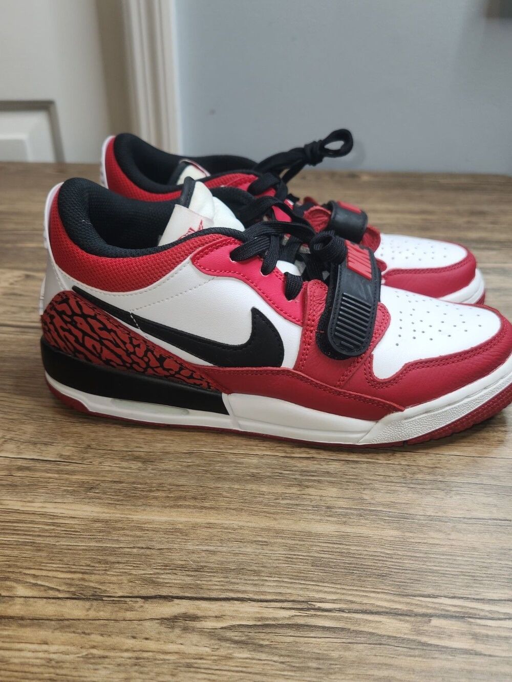 Air Jordan Legacy 312 Low in the "Gym Red" colorway. US Size 6.5Y.